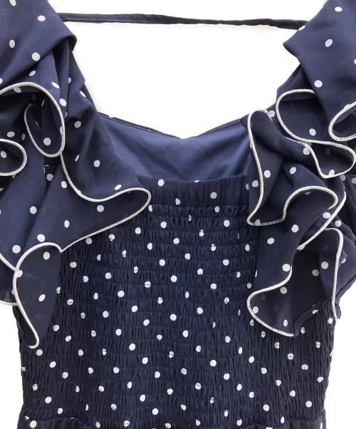 Snidel（スナイデル）Snidel (スナイデル) ノースリーブワンピース ネイビー 未使用品の古着・服飾アイテム