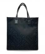 BURBERRYバーバリー）の古着「MONOGRAM RECYCLED POLYESTER JACQUARD TOTE」｜ブラック