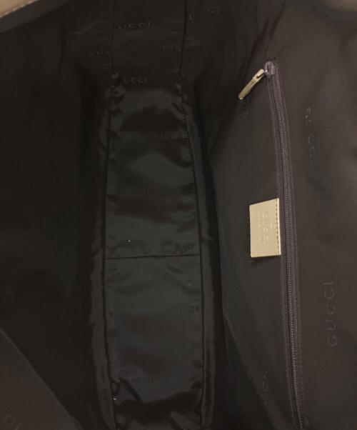 GUCCI（グッチ）GUCCI (グッチ) バンブーハンドルハンドバッグ ベージュの古着・服飾アイテム