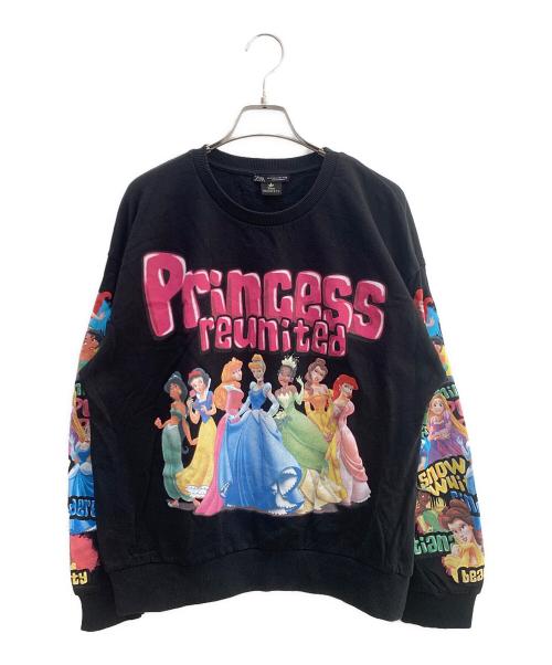 ZARA（ザラ）ZARA (ザラ) Disney (ディズニー) スウェット ブラック サイズ:Ｍの古着・服飾アイテム