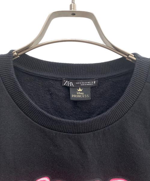 ZARA（ザラ）ZARA (ザラ) Disney (ディズニー) スウェット ブラック サイズ:Ｍの古着・服飾アイテム