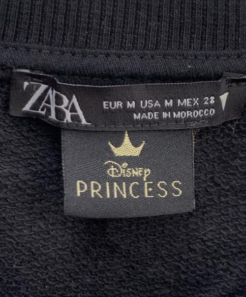 ZARA（ザラ）ZARA (ザラ) Disney (ディズニー) スウェット ブラック サイズ:Ｍの古着・服飾アイテム