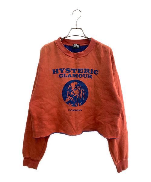 Hysteric Glamour（ヒステリックグラマー）Hysteric Glamour (ヒステリックグラマー) スウェット オレンジ サイズ:FREEの古着・服飾アイテム