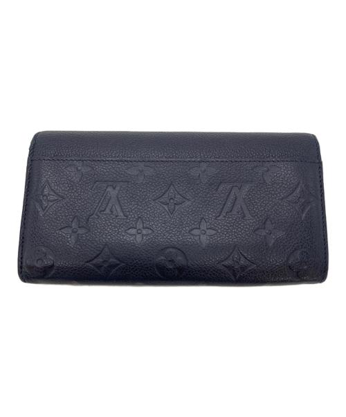 LOUIS VUITTON（ルイ ヴィトン）LOUIS VUITTON (ルイ ヴィトン) 2つ折り財布 ネイビーの古着・服飾アイテム