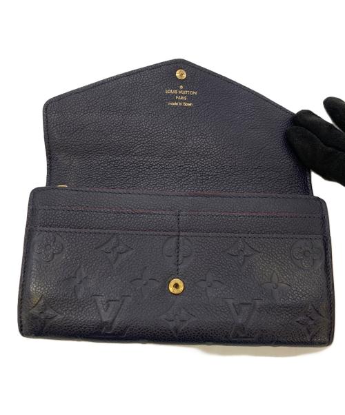 LOUIS VUITTON（ルイ ヴィトン）LOUIS VUITTON (ルイ ヴィトン) 2つ折り財布 ネイビーの古着・服飾アイテム