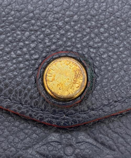 LOUIS VUITTON（ルイ ヴィトン）LOUIS VUITTON (ルイ ヴィトン) 2つ折り財布 ネイビーの古着・服飾アイテム
