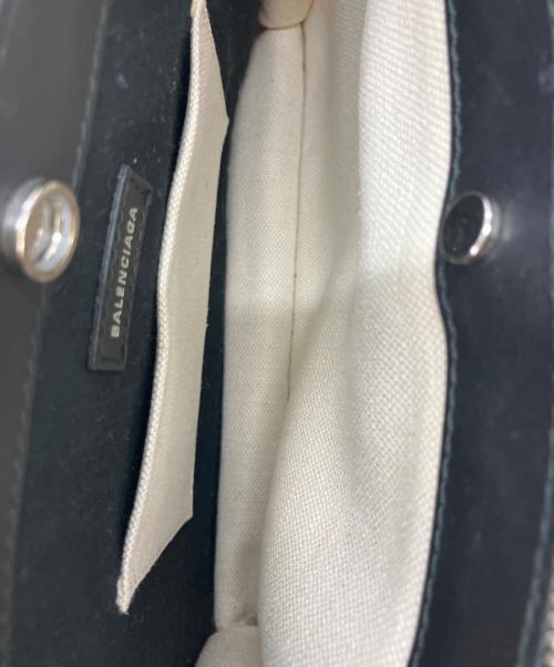 BALENCIAGA（バレンシアガ）BALENCIAGA (バレンシアガ) ショルダーバッグ ブラック×アイボリーの古着・服飾アイテム