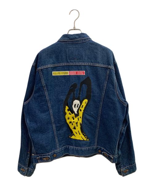 LEVI'S（リーバイス）LEVI'S (リーバイス) rolling stone voodoo lounge デニムジャケット ネイビー サイズ:42の古着・服飾アイテム