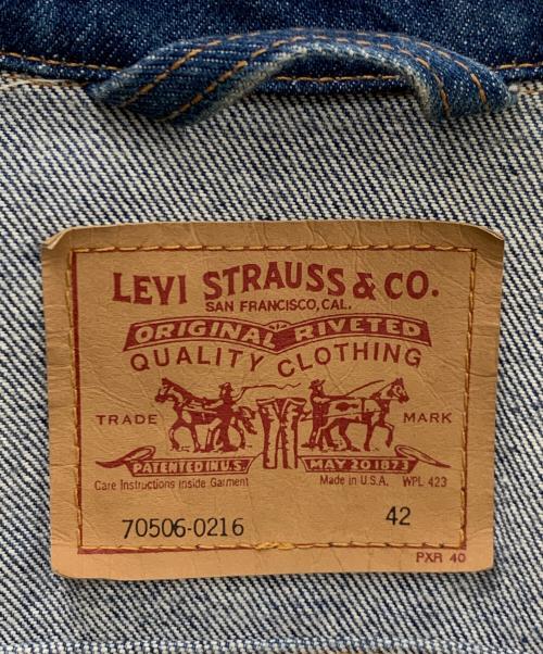 LEVI'S（リーバイス）LEVI'S (リーバイス) rolling stone voodoo lounge デニムジャケット ネイビー サイズ:42の古着・服飾アイテム