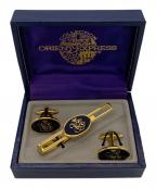 ORIENT EXPRESSオリエント エクスプレス）の古着「カフス」｜ネイビー×ゴールド