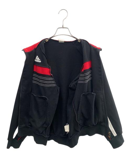 adidas（アディダス）adidas (アディダス) トラックジャケット ブラック×レッド サイズ:Ｍの古着・服飾アイテム