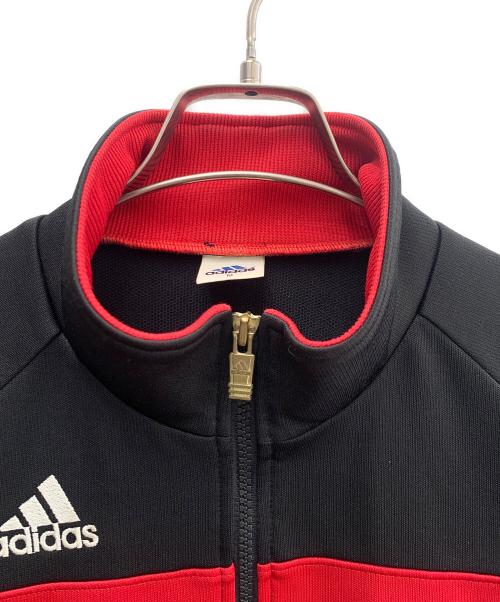 adidas（アディダス）adidas (アディダス) トラックジャケット ブラック×レッド サイズ:Ｍの古着・服飾アイテム