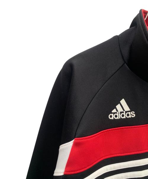 adidas（アディダス）adidas (アディダス) トラックジャケット ブラック×レッド サイズ:Ｍの古着・服飾アイテム