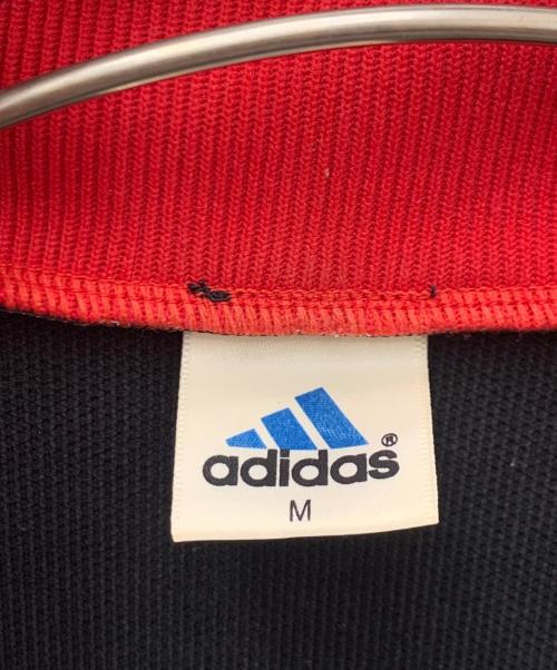 adidas（アディダス）adidas (アディダス) トラックジャケット ブラック×レッド サイズ:Ｍの古着・服飾アイテム