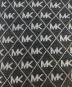 中古・古着 MICHAEL KORS (マイケルコース) マフラー ブラック×シルバー：6000円
