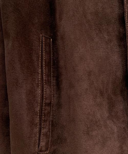 MARC NEW YORK（マークニューヨーク）MARC NEW YORK (マークニューヨーク) ベロアテーラードジャケット ブラウン サイズ:Ｍの古着・服飾アイテム