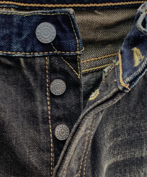 TASUKI JEANS（タスキジーンズ）TASUKI JEANS (タスキジーンズ) デニムパンツ ブラック×インディゴ サイズ:38の古着・服飾アイテム