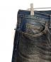 中古・古着 TASUKI JEANS (タスキジーンズ) デニムパンツ ブラック×インディゴ サイズ:38：5000円