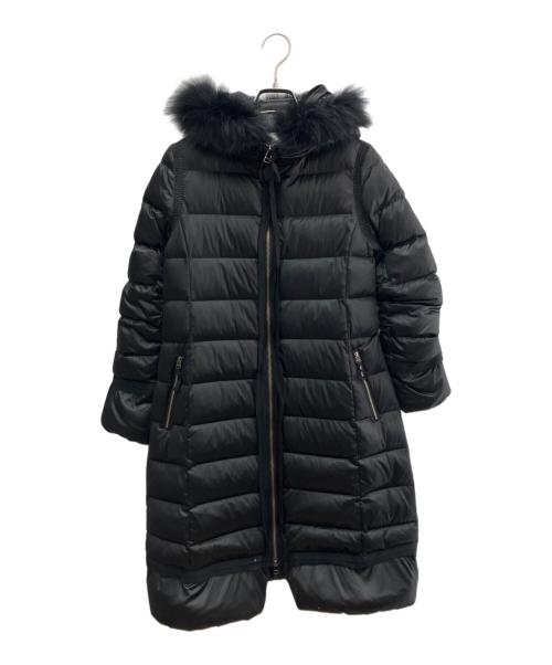 LANVIN en Bleu（ランバンオンブルー）LANVIN en Bleu (ランバンオンブルー) ダウンコート ブラック サイズ:36の古着・服飾アイテム