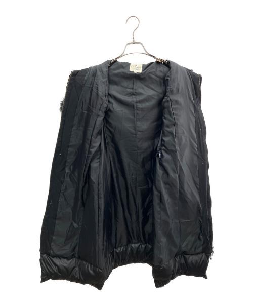 LANVIN en Bleu（ランバンオンブルー）LANVIN en Bleu (ランバンオンブルー) ダウンコート ブラック サイズ:36の古着・服飾アイテム