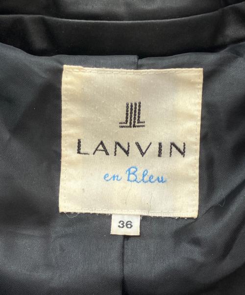 LANVIN en Bleu（ランバンオンブルー）LANVIN en Bleu (ランバンオンブルー) ダウンコート ブラック サイズ:36の古着・服飾アイテム