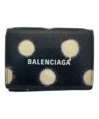 BALENCIAGAバレンシアガ）の古着「3つ折り財布」｜ブラック