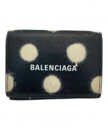 BALENCIAGA（バレンシアガ）の古着「3つ折り財布」｜ブラック