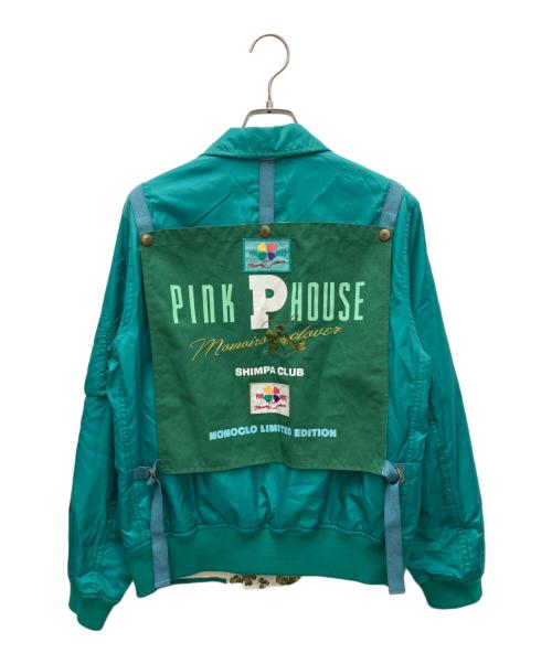 PINK HOUSE（ピンクハウス）PINK HOUSE (ピンクハウス) ブルゾン グリーン サイズ:不明の古着・服飾アイテム