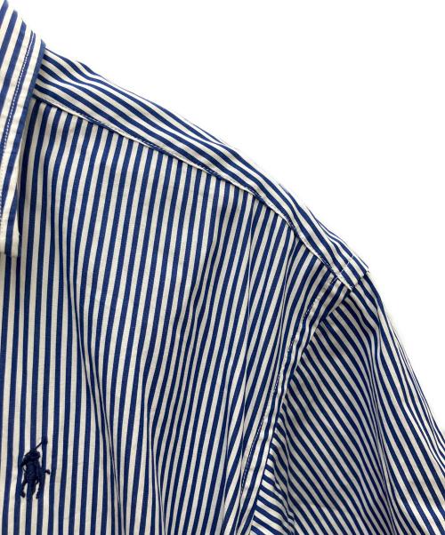 POLO RALPH LAUREN（ポロ・ラルフローレン）POLO RALPH LAUREN (ポロ・ラルフローレン) シャツワンピース ネイビー×ホワイトの古着・服飾アイテム