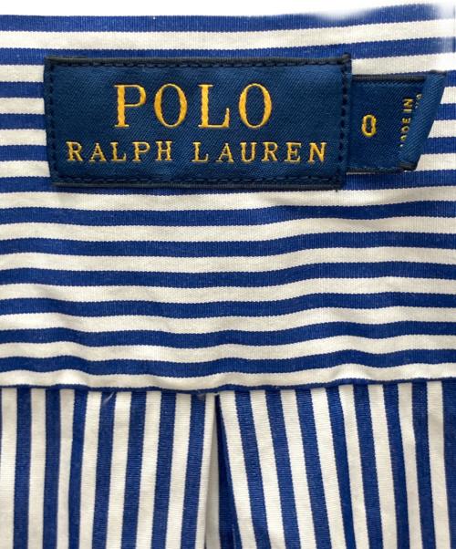 POLO RALPH LAUREN（ポロ・ラルフローレン）POLO RALPH LAUREN (ポロ・ラルフローレン) シャツワンピース ネイビー×ホワイトの古着・服飾アイテム