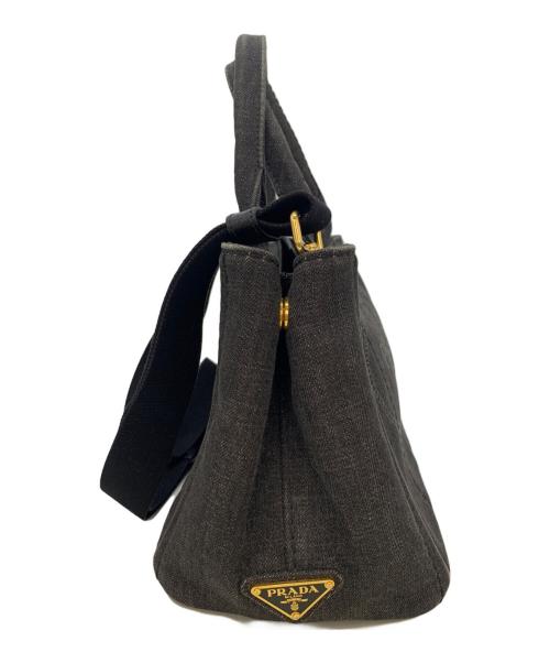 PRADA（プラダ）PRADA (プラダ) 2WAYバッグ ブラックの古着・服飾アイテム