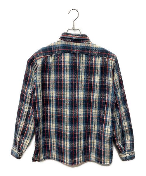A BATHING APE（アベイシングエイプ）A BATHING APE (アベイシングエイプ) 長袖シャツ ブルー サイズ:Lの古着・服飾アイテム
