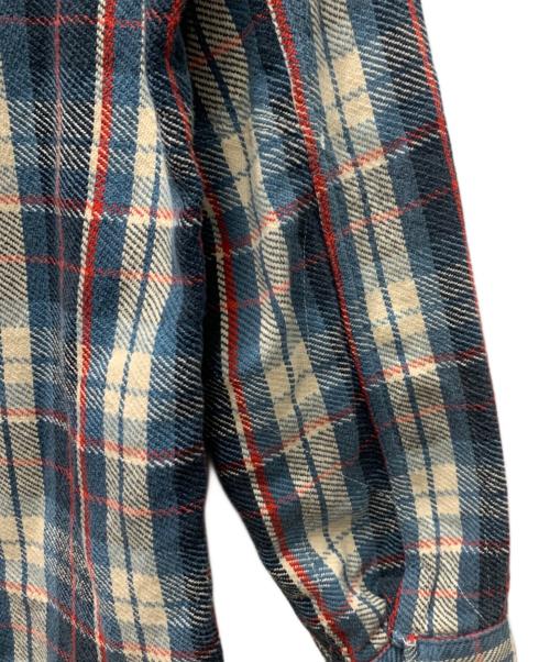 A BATHING APE（アベイシングエイプ）A BATHING APE (アベイシングエイプ) 長袖シャツ ブルー サイズ:Lの古着・服飾アイテム