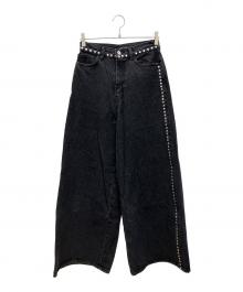 MAISON SPECIAL（メゾンスペシャル）の古着「デニムパンツ」｜ブラック