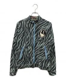 Hysteric Glamour（ヒステリックグラマー）の古着「トラックジャケット」｜スカイブルー×ブラック