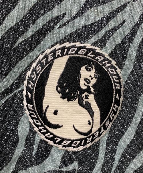 Hysteric Glamour（ヒステリックグラマー）Hysteric Glamour (ヒステリックグラマー) トラックジャケット スカイブルー×ブラック サイズ:FREEの古着・服飾アイテム