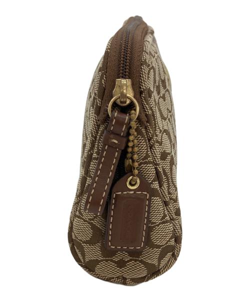 COACH（コーチ）COACH (コーチ) ポーチ ブラウンの古着・服飾アイテム