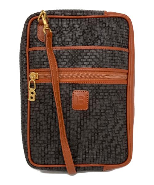 BALLY（バリー）BALLY (バリー) ショルダーバッグ ブラウン×ブラックの古着・服飾アイテム
