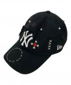 APACHE×New Eraアパッシュ×ニューエラ）の古着「APACHE×New Era/WLB LACE CUSTOM DAD CAP」｜ブラック