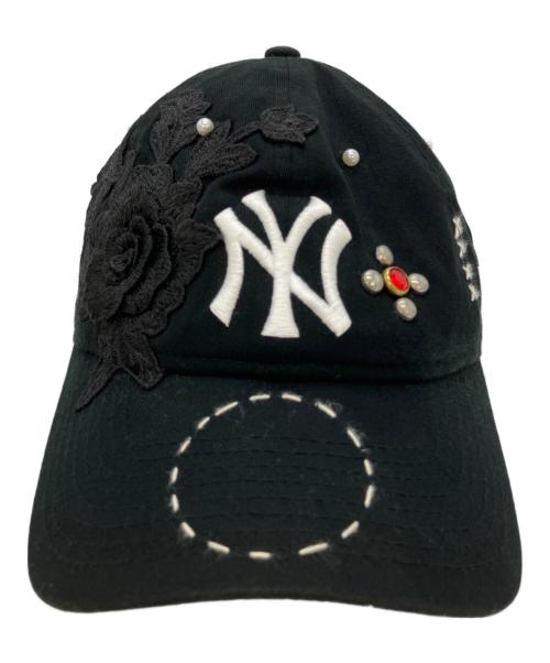 APACHE（アパッシュ）APACHE (アパッシュ) New Era (ニューエラ) APACHE×New Era/WLB LACE CUSTOM DAD CAP ブラックの古着・服飾アイテム