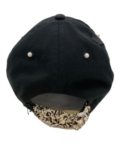 APACHE（アパッシュ）APACHE (アパッシュ) New Era (ニューエラ) APACHE×New Era/WLB LACE CUSTOM DAD CAP ブラックの古着・服飾アイテム