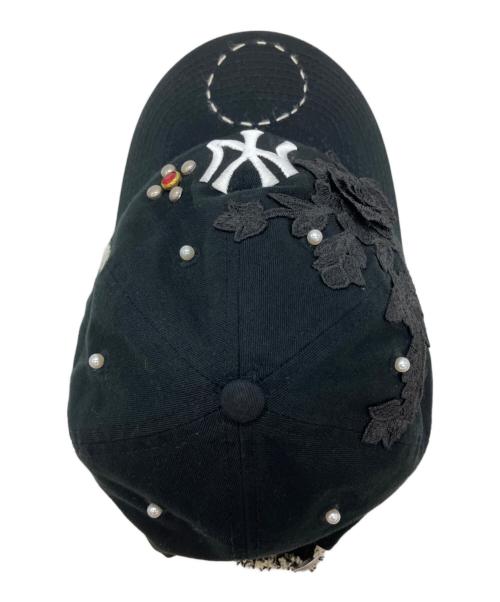 APACHE（アパッシュ）APACHE (アパッシュ) New Era (ニューエラ) APACHE×New Era/WLB LACE CUSTOM DAD CAP ブラックの古着・服飾アイテム