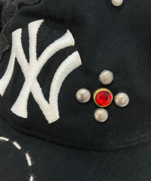 APACHE（アパッシュ）APACHE (アパッシュ) New Era (ニューエラ) APACHE×New Era/WLB LACE CUSTOM DAD CAP ブラックの古着・服飾アイテム