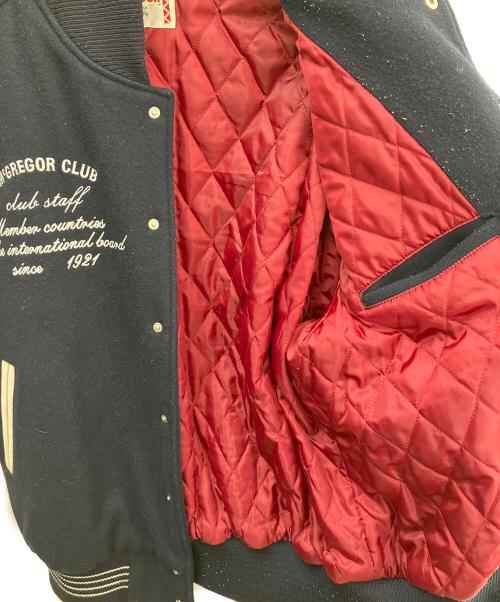 McGREGOR（マックレガー）McGREGOR (マックレガー) ヴィンテージスタジャン ネイビー サイズ:2Lの古着・服飾アイテム