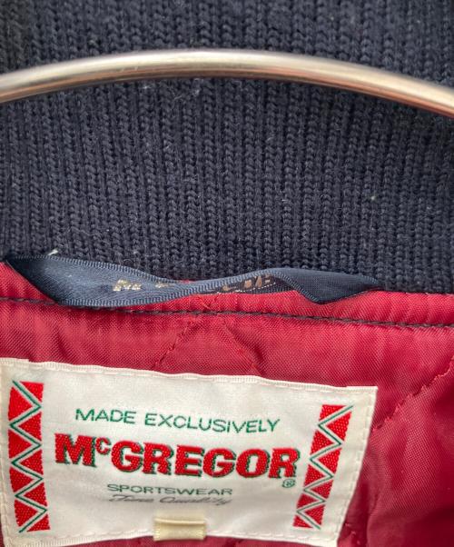 McGREGOR（マックレガー）McGREGOR (マックレガー) ヴィンテージスタジャン ネイビー サイズ:2Lの古着・服飾アイテム