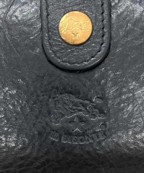 IL BISONTE（イル ビゾンテ）IL BISONTE (イル ビゾンテ) 2つ折り財布 ブラックの古着・服飾アイテム