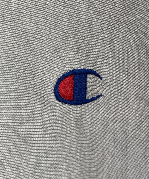 Champion REVERSE WEAVE（チャンピオン リバース ウィーブ）Champion REVERSE WEAVE (チャンピオン リバース ウィーブ) プルオーバーパーカー グレー サイズ:Ｍの古着・服飾アイテム