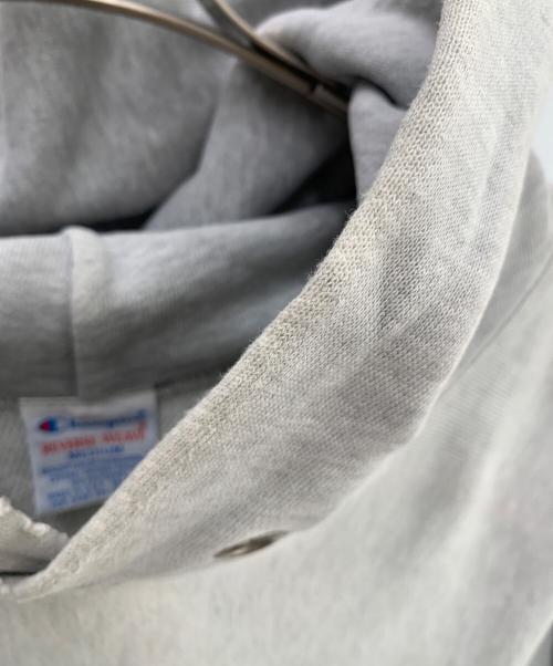 Champion REVERSE WEAVE（チャンピオン リバース ウィーブ）Champion REVERSE WEAVE (チャンピオン リバース ウィーブ) プルオーバーパーカー グレー サイズ:Ｍの古着・服飾アイテム
