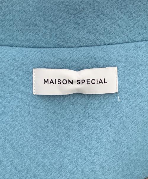 MAISON SPECIAL（メゾンスペシャル）MAISON SPECIAL (メゾンスペシャル) ステンカラーコート スカイブルー サイズ:Ｍの古着・服飾アイテム