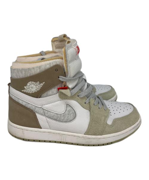 NIKE（ナイキ）NIKE (ナイキ) ハイカットスニーカー ベージュ×ホワイト サイズ:26.5の古着・服飾アイテム